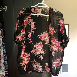 Floral cover up